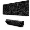 Surwin Tappetino per il Mouse, Stampa HD Tappetini Mouse Gaming Tappetino Mouse da Tavolo Soft Confortevole Tappeti Mouse Base in Gomma Antiscivolo Mousepad Durevole (300x600mm,Nero 3)