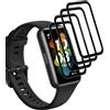 Yieehhow Pellicola Protettiva per Huawei Band 7 Vetro Temperato [4 Pezzi], PMMA Film Protettivo Composito, HD/Anti-graffio, 3D Curva Protezione Schermo per Huawei Band 7