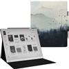GOVTVA Custodia magnetica con supporto per Onyx Boox Go 10.3 /BOOX Tablet Go 10.3 Gen II Lumi ePaper Ultra sottile leggera in pelle con Auto Sleep/Wake e chiusura magnetica (Misty Forest)