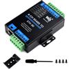 Waveshare 4-CH RS485 to RJ45 Ethernet Converter Module, Industrial Rail-Mount RS485 Serial Server, Modbus/MQTT/JSON Support,300~115200 BPS Baudrate,10 / 100M Auto-Negotiation RJ45 Connector