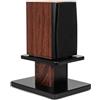 OUUTMEE Supporto per altoparlante da 15 cm (6 pollici) in legno - Robusti supporti per altoparlanti HiFi per home theater, Supporto universale per altoparlanti da scaffale per libri con design