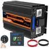 EDECOA Inverter 12v 220v Onda Pura inverter di potenza 3500w con Telecomando per roulotte, pannelli solari Convertitore di pontenza 12v 230v (3ème génération)