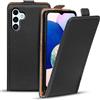 Verco Flip Cover per Samsung Galaxy A34 5G Case, Flip style Custodia per Samsung A34 5G Custodia verticale pieghevole per cellulare, nero