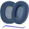Defean XM6 - Cuscinetti auricolari di ricambio in gel refrigerante, compatibili con cuffie wireless Sony WH-1000XM6 (blu notte)
