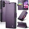 Teeirllim Cover per Samsung Galaxy S26 Plus, Blocco RFID Custodia Portafoglio Premium PU Pelle,con Funzione Supporto Magnetica Carta Fessura Case Flip Libro per Samsung Galaxy S26 Plus, Viola