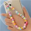 Surakey Cinturino Da Polso Con Cordino Per Cellulare Con Perline, Cordino Per Telefono Con Perline Universale Cellulare Catena Da Polso Con Perline Per Bracciale Per Donne, Chiave Per Auto Decorazione
