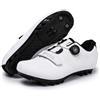 YIENHUI Scarpe da Ciclismo Outdoor per Uomo E Donna Scarpe da MTB Traspiranti E Antiscivolo Scarpe da Mountain Casuale Anti-Scivolo Scarpe da Bike Spin Bike Unisex per Indoor E Outdoor-White||Numeric_43