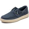 Natural World Oster 8413E - Scarpe da barca da uomo, Blu scuro Marino Enz, 46 EU