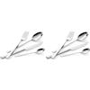 Lagostina Giada Set Servizio Posate Acciaio Inox 18/10 per 6 Persone, 24 Pezzi, con 6 Forchette, 6 Coltelli Tavola, 6 Cucchiai, 6 Cucchiaini Caffè, Spessore 3.5 mm, Finitura Lucida a Specchio