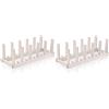 Tescoma 899482 FlexiSPACE Porta Padelle, Bianco (Confezione da 2)
