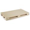 Excelsa Real Wood Vassoio Pallet in Legno, Faggio, 4 Dimensioni Disponibili, per Antipasti e Formaggi (Cm. 35 x 20)