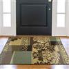 Ottomanson Tappeto dal design contemporaneo con motivo damascato, collezione Ottohome, fondo in gomma, 100 cm x 150 cm, colore: Marrone