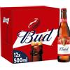 Budweiser Bud, Birra Bottiglia - Pacco da 12x50cl
