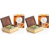 Venchi - Mini Libro con Cioccolatini Cremini Assortiti, 127g - Idea Regalo - Senza Glutine (Confezione da 2)