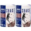 Enervit, Meal Shake Cacao Protein, Sostituto del Pasto, 1pasto:207 kcal, Bevanda Proteica, Gusto Cacao Intenso, 20% di Proteine, Per il Controllo del Peso, 1 Barattolo:12 Pasti (Confezione da 2)