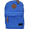 RAYLU PAPER® - Zaino da scuola unisex casual, dimensioni 40 x 30 x 15, zaino per bambini con doppia chiusura a cerniera, tasca frontale e maniglia per il trasporto per il ritorno a Cole, blu scuro