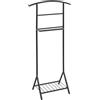 HAKU Servo Muto da uomo nero, metallo - Dim. L 45 cm x A 101 cm x P 26 cm, Stile Moderno