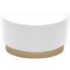 blendend Lampada da tavolo 1xE27, bianco e legno chiaro, dimensioni 17x30x15 cm, ideale per illuminazione decorativa e funzionale in ambienti interni.