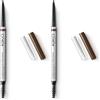 KIKO Milano Micro Precision Eyebrow Pencil 05, Matita Automatica Per Sopracciglia Con Punta Ultra Precisa (Confezione da 2)