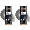 L'Oréal Paris men expert L'Oréal Men Expert Gel doccia e shampoo XXL 5 in 1 per uomini, bagno doccia per la pulizia del corpo, dei capelli e del viso, per una freschezza duratura con carbonio, puro carbone, 1 x 400 ml