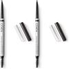 KIKO Milano Micro Precision Eyebrow Pencil 06 | Matita Automatica Per Sopracciglia Con Punta Ultra Precisa (Confezione da 2)