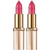 L'Oreal Paris L'Oréal Paris Rossetto Lunga Tenuta Color Riche Collezione Standard, Finish Effetto Satinato, 265 Rose Perle (Confezione da 2)