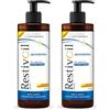 RestivOil Complex Shampoo Olio Antiforfora per Capelli da Normali a Grassi con Azione Antiseborroica e Anti Prurito, 400ml (Confezione da 2)