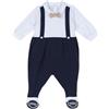 Chicco, Tutina Neonato, in Morbido e Leggero Cotone, con Comoda Apertura sulla Schiena, Ideale per la Primavera e l'Autunno, Designed in Italy, Abbigliamento Neonato 0-24 Mesi