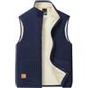 Generic Gilet e gilet da uomo in pile | gilet caldo da uomo | gilet termico invernale | gilet in pile | gilet in pile | gilet tinta unita con cerniera intera | gilet casual intelligente | giacca senza maniche