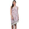 INDIAN CRAFT CASTLE 100% cotone mano blocco stampa sarong donna costume da bagno avvolgere coprire lungo, Rosa e verde., 73 x 44