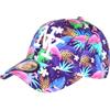 Hip Hop Honour Berretto da bambino fenicotteri rosa viola NY Baseball da 7 a 11 anni, taglia unica, viola