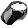 Huhebne Cupolino per Bonneville T100 T120 Thruxton 900 Scrambler 2001-2019 Nero Lucido