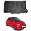 OMAC Tappetino Baule Vasca Baule Compatibile con FIAT 500-500C 2007-2026 Gomma TPE Nero