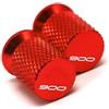 HFMXZHI Tappi valvola moto Per Kawasaki Z900 Z900rs Z 900 Z 900rs 2017 2018 2019 2020 2021 2022 2023 2024 Moto Di Alluminio Di CNC Ruota Valvola Della Gomma Stelo Tappi Coperture (Color : Red)