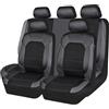 LPTBDTT 9 Pezzi Coprisedili Auto per Jeep Cherokee III (KJ) 2001-2003 2004 2005 2006 2007 2008, Durevole Traspirante Comfort Copri Sedile Set Auto Protect Accessori,Grey