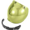 Partuto 1pc Visiera per Casco Moto Universale - Sostituzione Visiera per Casco Moto Anti-UV - Resina Gialla