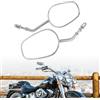 BIUGERCN 8 mm Motorcycle SPECCHI di RITORVAGGIO di Motorcycle per LA LATURA di Motore per Harley Sportster XL1200 883 48 DYNA SOFTAIL Fatboy Super Glide Street Glide Glide Road Glide