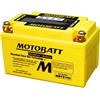 MOTOBATT - Batteria Moto AGM MBTZ10S | 12V 8.6Ah 165CCA | Sigillata Attivata in Fabbrica | Compatibile con YTX7A-BS, YTZ10S | Compatibile con Honda, Yamaha, Kawasaki, Suzuki, BMW e tutti