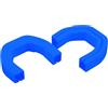 Besshepplo Copertura per gancio anteriore per rimorchio in nitrile, accessorio protettivo compatibile con 1500 2019 2024 rosso, bianco e blu, resistente ai graffi, finiture interne facili da applicare (blu)
