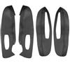 ZEPHYX For Renault, for Kadjar 2016 2017 2018 Copertura del pannello del bracciolo della porta in pelle microfibra 4 pezzi con raccordi di montaggio Accessori for interni auto Copertura del bracciolo
