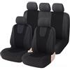 EOYLBFWH Completo Coprisedili Auto, per Suzuki SX4/SX4 S-Cross 2000-2024 Facile Pulire Coprisedili Anteriori e Posteriori Resistente Sporco Set Auto Interno,B-Normal