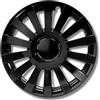 Albrecht Auto-Zubehör Albrecht 14 pollici copricerchi nero lucido per cerchioni in acciaio - Copriruote in plastica di alta qualità - Copriruote durevoli in confezione originale Albrecht - Made in EU