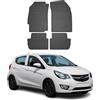 OMAC Tappetini in Gomma Compatibili con Opel Karl 2015-2019 Tappetini Auto Gomma TPE Nero 4tlg