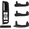 Frawacy 5 maniglie per portiera del passeggero interna destra + maniglia interna sinistra adatta per Passat B5 1996-2005 Golf 4 Mk4 Bora Variant accessori per auto parte # 3B0867172 1J0867172A 3B0867171