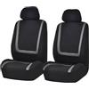 GKLYJCDR Coprisedili Auto, per Ford Fiesta Titanium 2010-2025 Confortevole Coprisedile Copri Traspirante Antiscivolo Anteriori Protezione Sedile,B
