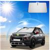Ruiya Upgrade 2026 Parasole Parabrezza Compatibile con Citroen C3 Aircross 2017-2024 | Copertura Parabrezza Protezione Solare Isolamento Termico Copriparabrezza Auto