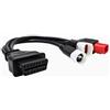 Bolwins J58CS Cavo Adattatore OBD2 per Moto Yamaha 3/4 Pin e Honda 6 Pin - Cavo Diagnostico OBD1 a OBD2 16 Pin, Compatibile con Scanner OBDII ELM327, Lettura Errori ECU