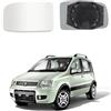 Polcar Vetro Specchietto Sinistro per Fiat Panda 169 2003-2009, 71732870, non termico