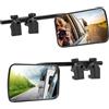 Wlihahancp 2 Pezzi Specchietti per Roulotte Auto, Specchietto Universale da Esterno per Roulotte, Specchietto Regolabile a 360°, Specchietto Esterno per Caravan per Tutti i Tipi di Veicoli Comuni