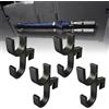 Dranng Porta Ombrelli Per Auto 4piece, Gancio Portaombrelli Per Bagagliaio Auto, Gancio Ombrello Universale Pers Schienale Riporre Giacche Appendere Ombrelli Organizzare Borse Suv Aut o Camion
